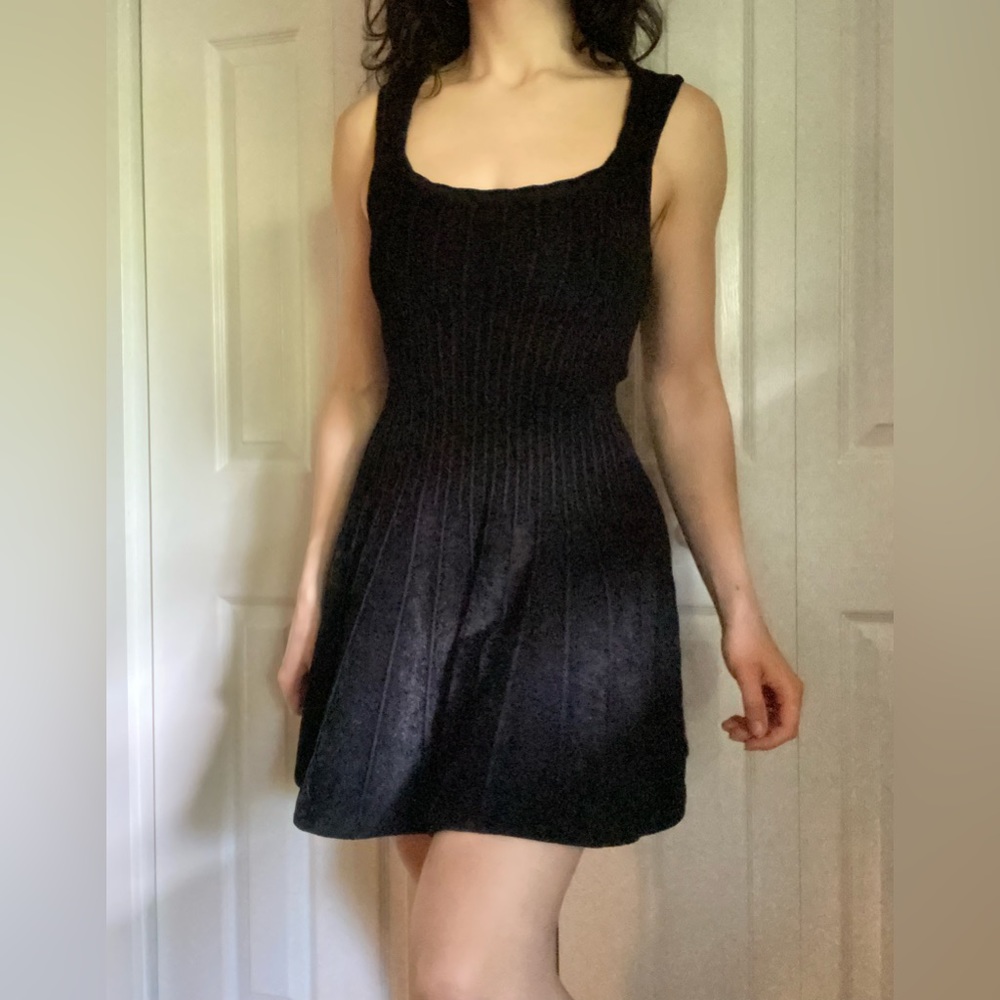 Super soft Y2k vintage mini dress in black